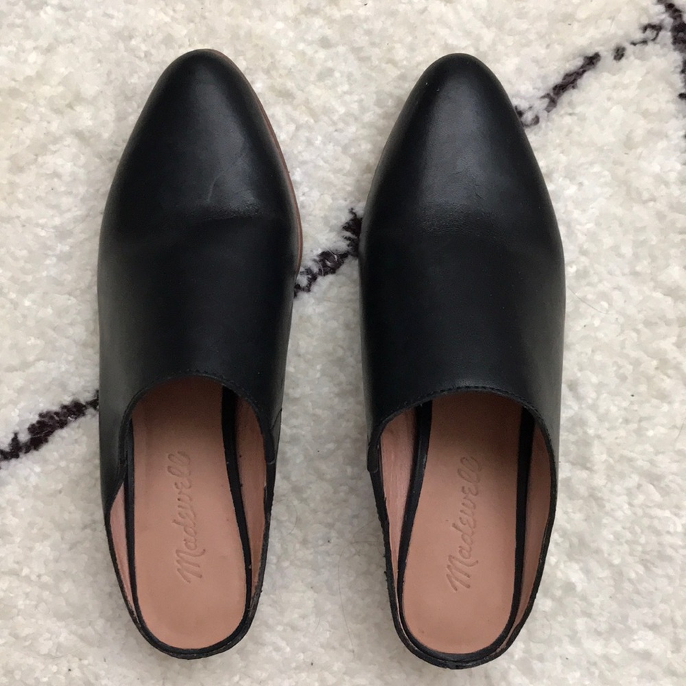 Madewell Barlow Mules / Black / Size 6